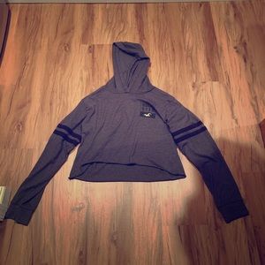 Hollister cropped sweatshirt